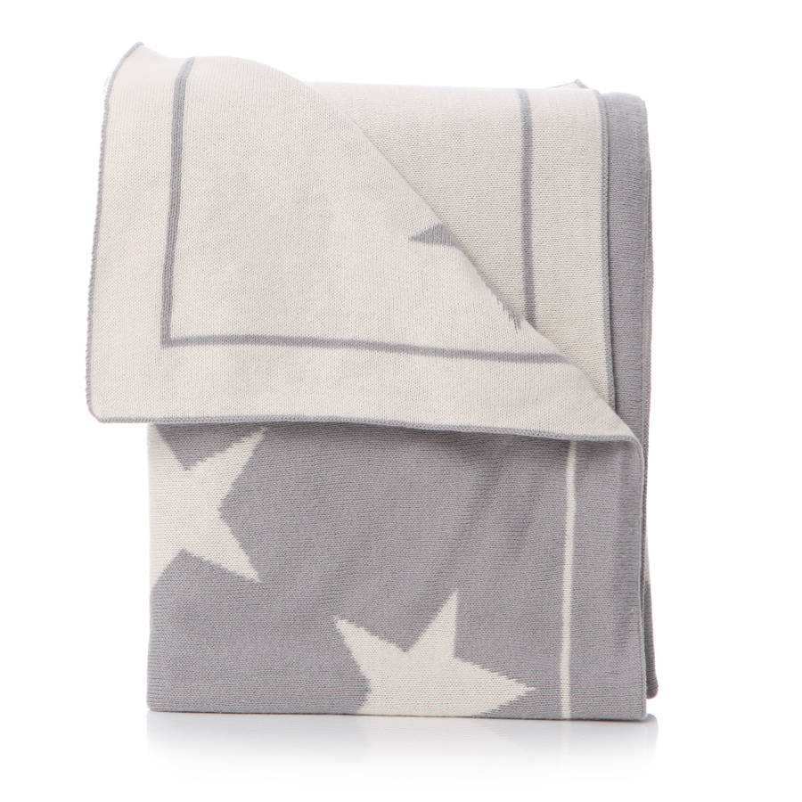 stars baby blanket by diddywear