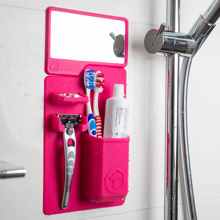 mighty toothbrush holder and mirror pack by tooletries