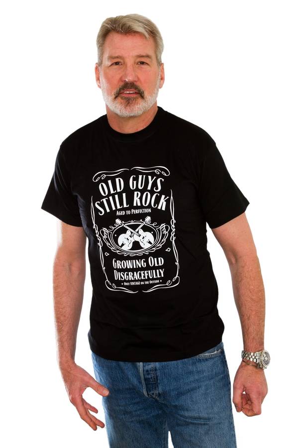 growing old disgracefully t shirt