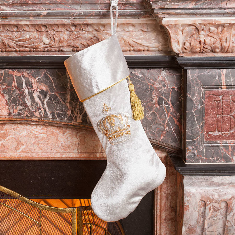 his and hers midnight crown jewels stockings by dibor