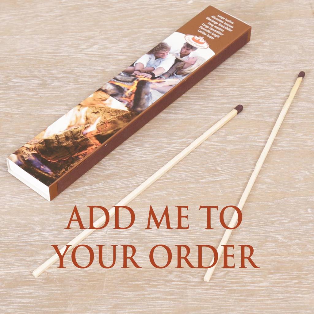 fireside tool and matches gift set by dibor