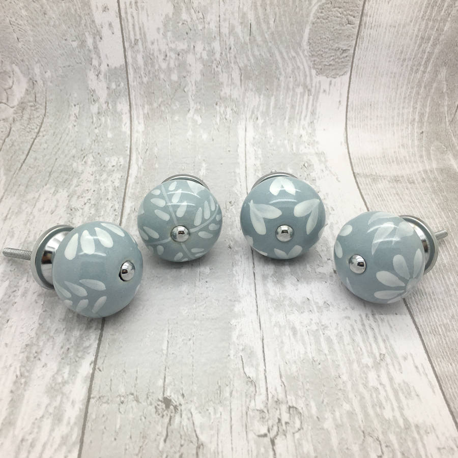 grey fusion ceramic door knobs cupboard door handles by g decor