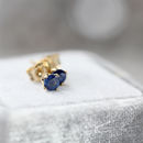 Sapphire Stud Earrings By Artique Boutique Notonthehighstreet