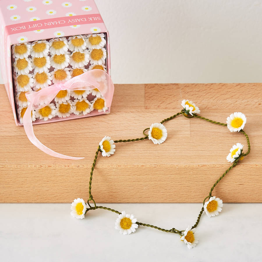 silk daisy chain gift box by albetta