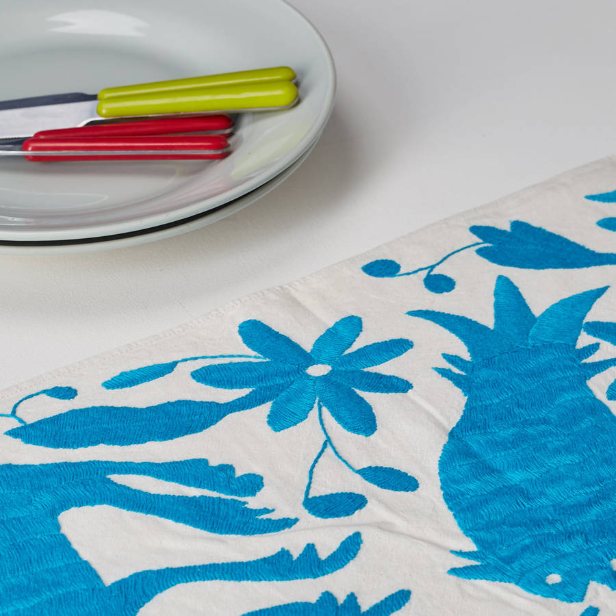 table runner from mexico handmade by chilpa