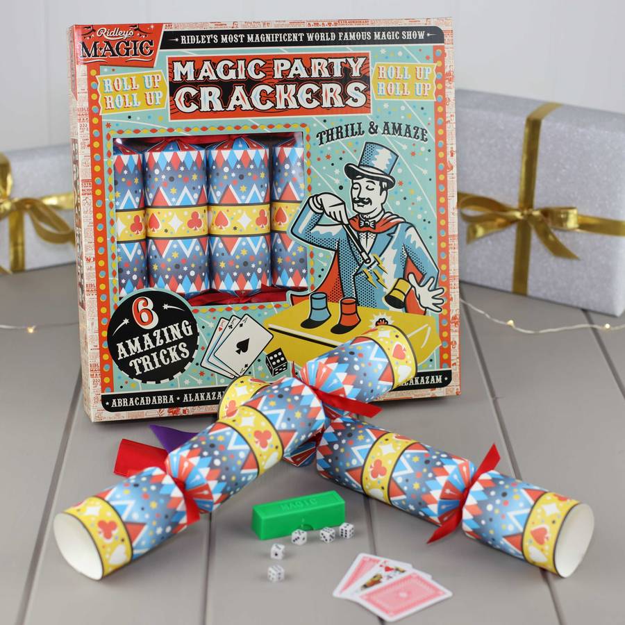 magic trick party crackers by nest
