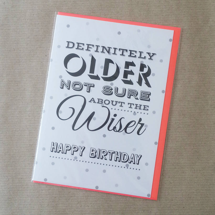 Humorous Birthday Card By Dimitria Jordan