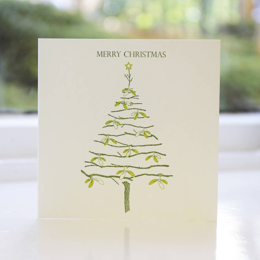 letterpress christmas cards pack two by the art rooms | notonthehighstreet.com