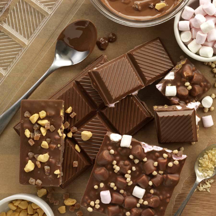 make your own milk chocolate break up bar kit by chocolate at home