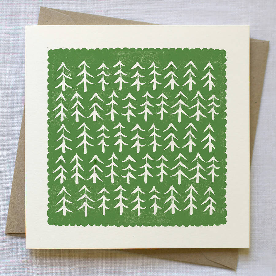 eco friendly christmas card pack by snowdon design & craft