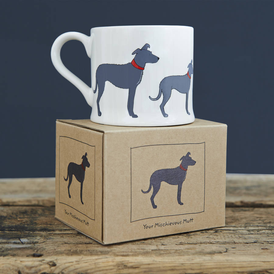 lurcher mug by sweet william designs