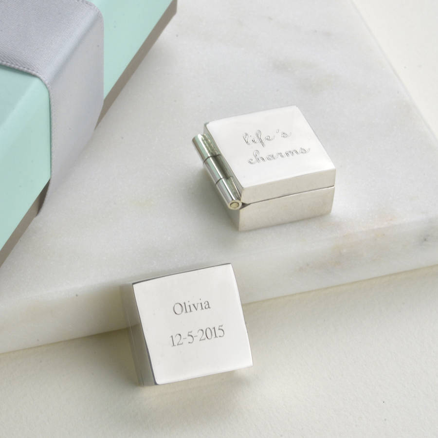 life's charms silver keepsake pouch by tales from the earth