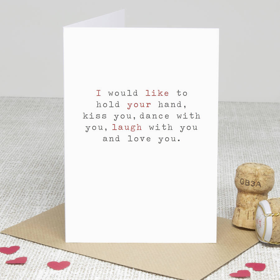 I Like Your Laugh Greetings Card By Slice Of Pie Designs Notonthehighstreet Com