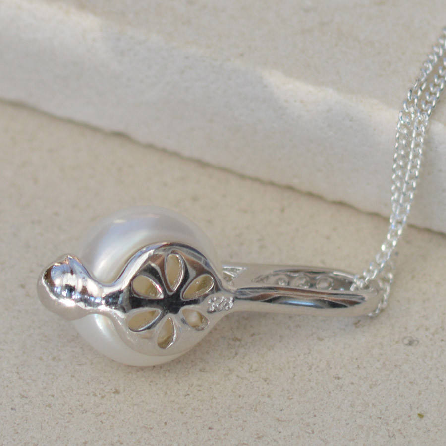 pearl isabella pendant by tigerlily jewellery