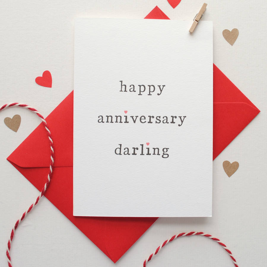 Happy Anniversary Card By The Two Wagtails 1236