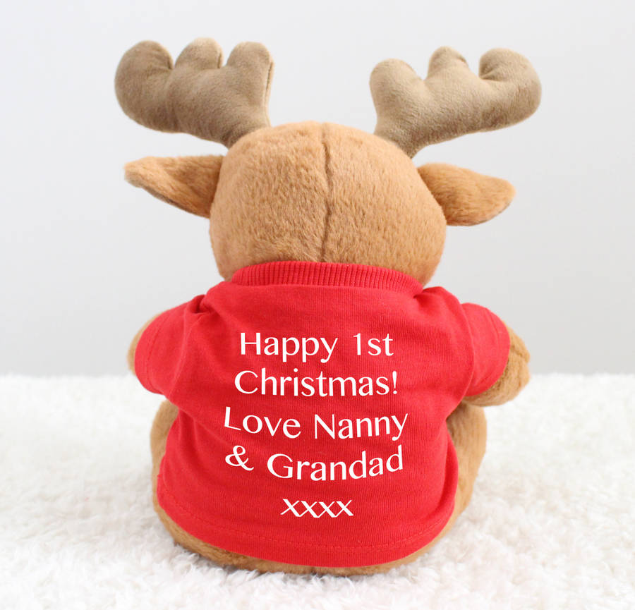 personalised christmas soft toys