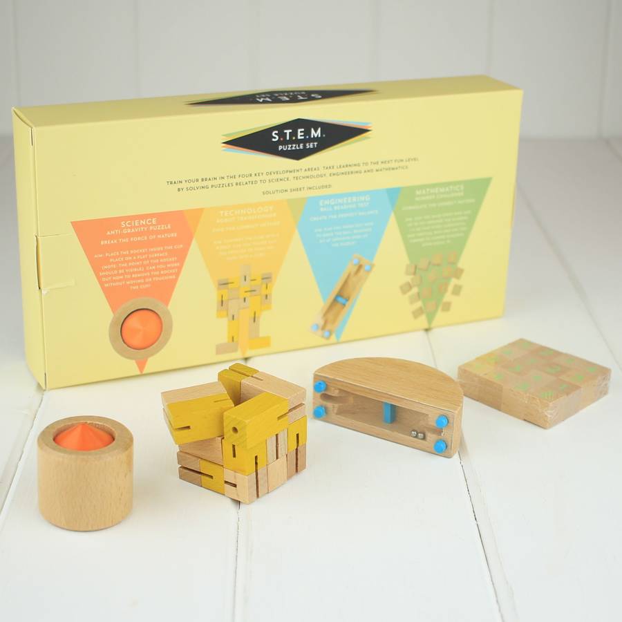 stem puzzle set by nest