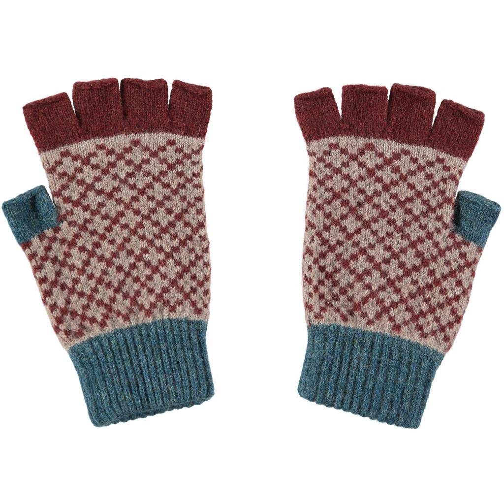 men's lambswool gloves and fingerless mitts by catherine tough