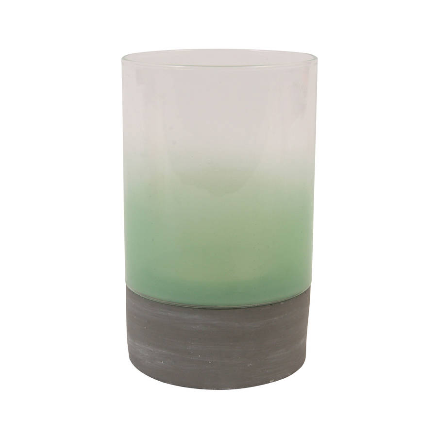cement candle holder, four colours by bonnie and bell
