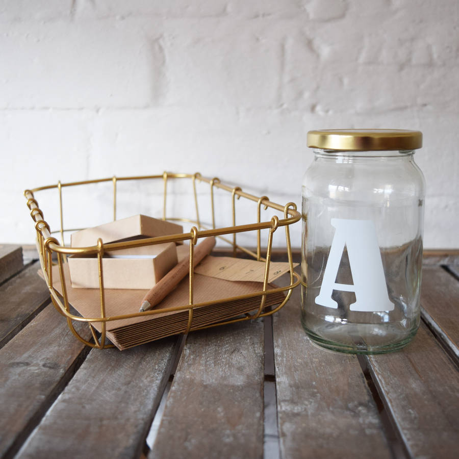 personalised halloween letter jar by jodie gaul