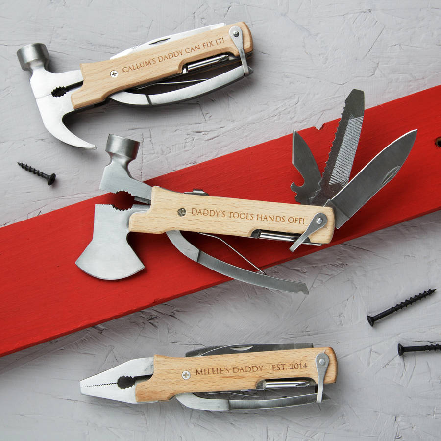 personalised hammer multi tool kit by twentyseven