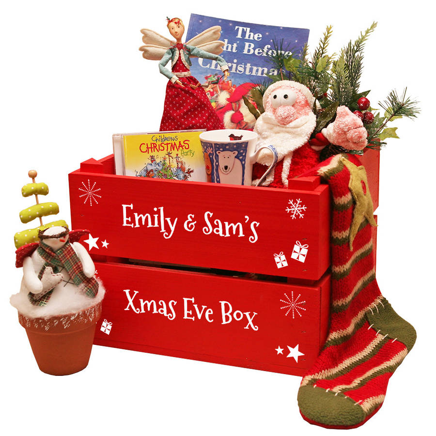 personalised christmas eve crate by plantabox | notonthehighstreet.com