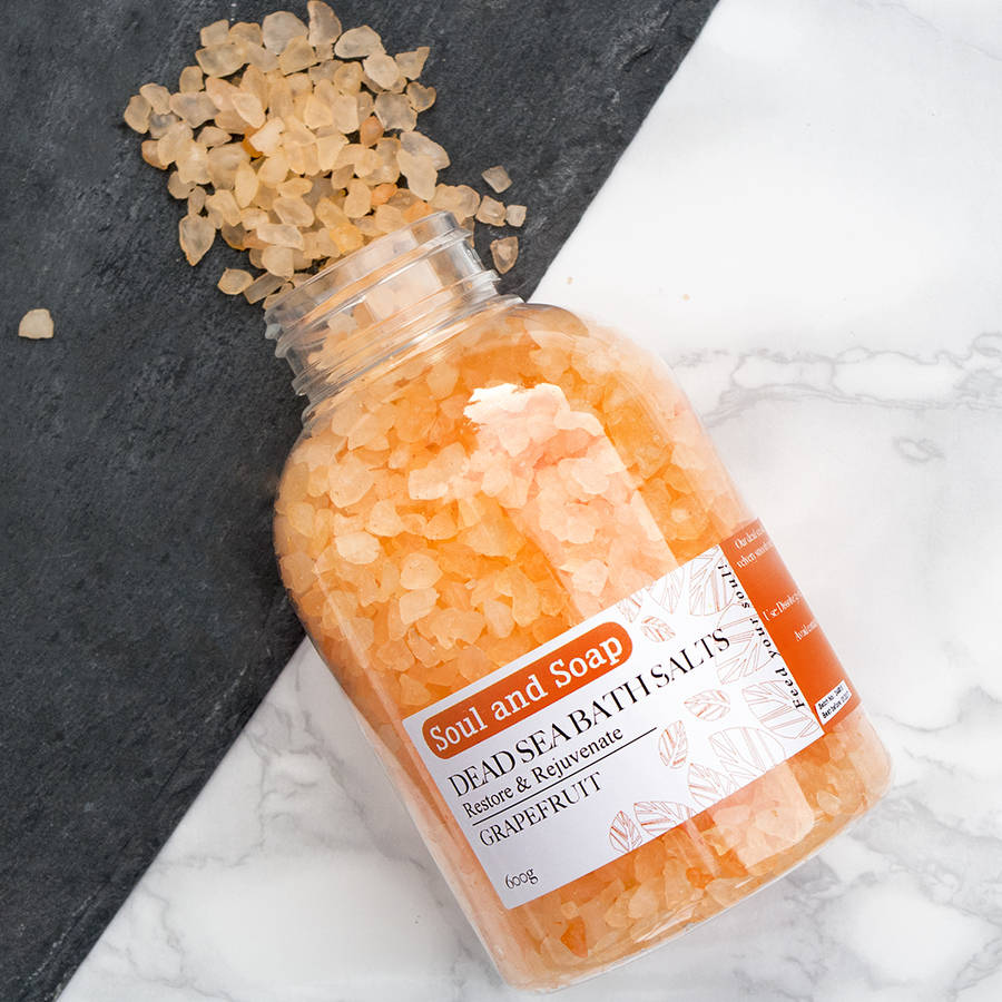 natural aromotherapy dead sea bath salts by soul and soap