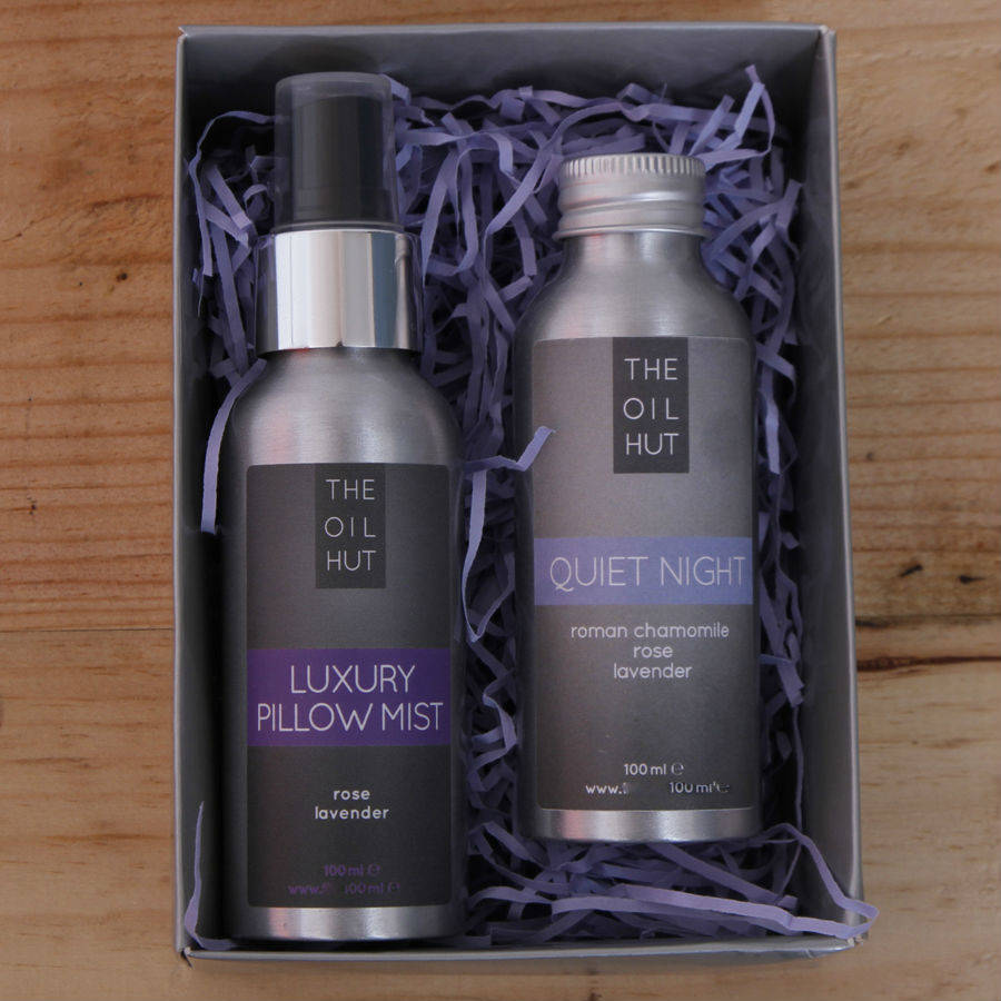 christmas luxury sleep gift set by the oil hut