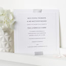 organza wedding invitation by twenty-seven | notonthehighstreet.com