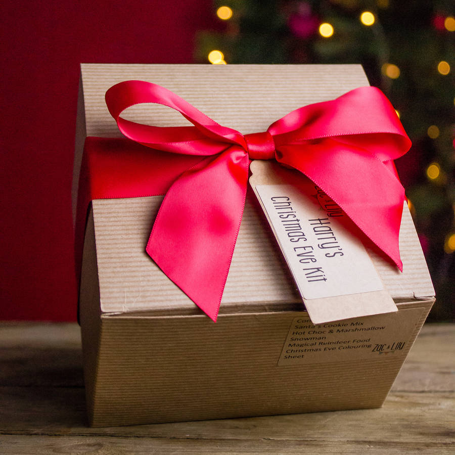 personalised childrens christmas eve baking kit by zac and lily