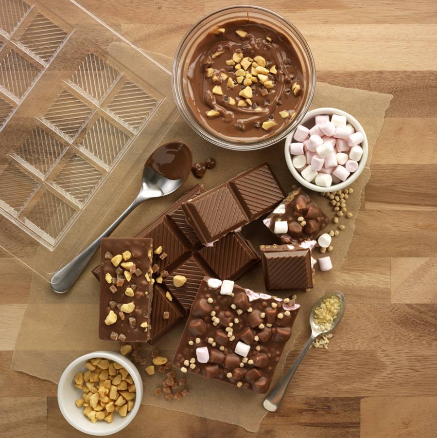 make your own milk chocolate break up bar kit by chocolate at home