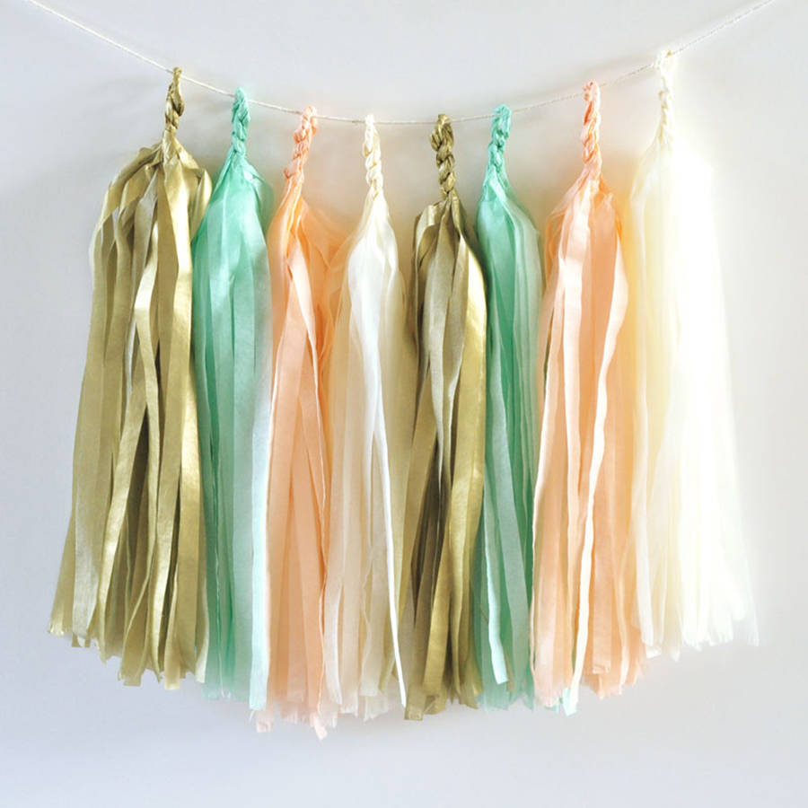 diy tassel garland kit by hope and willow