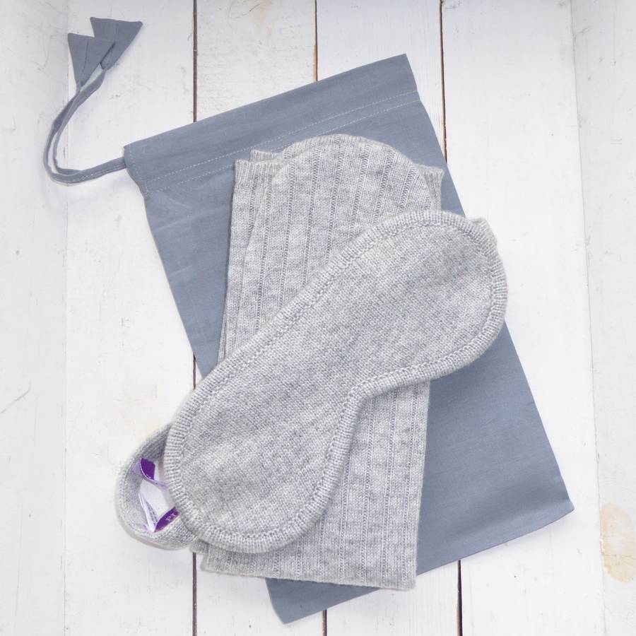 luxury eye mask and sock set by plum & ivory