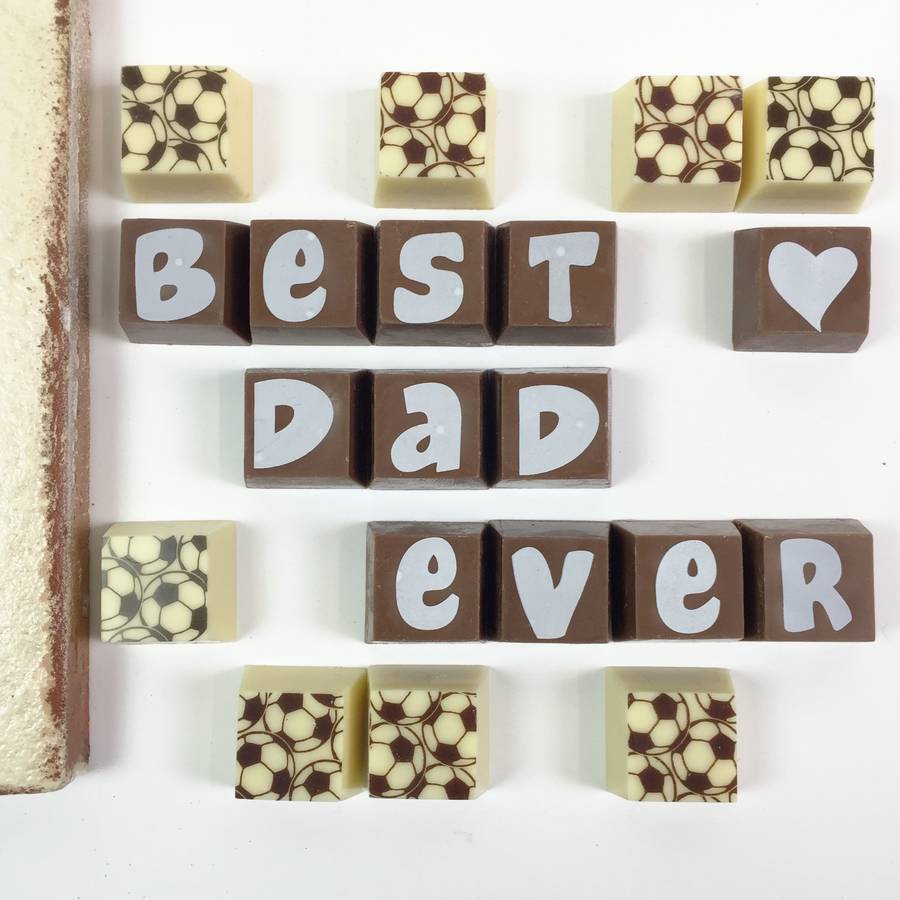 best daddy ever gift box of chocolates for dads by chocolate by
