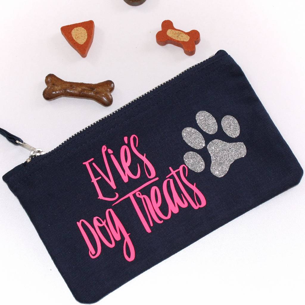 personalised dog treat bag by love lammie & co