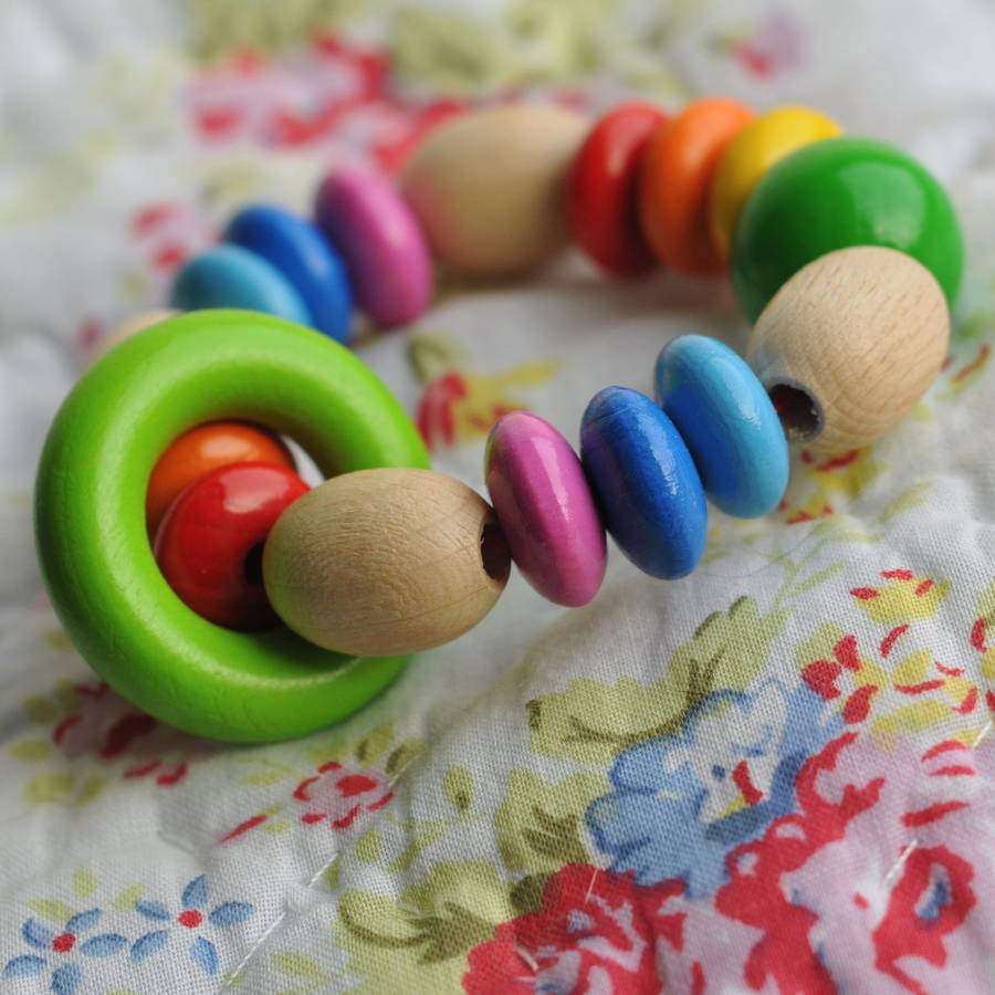 rainbow touch ring by hay baby | notonthehighstreet.com