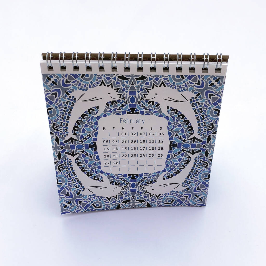 Mini Desk Calendar By Prism Of Starlings