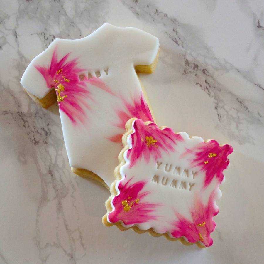 'yummy mummy' sugar cookie gift box by coco peony