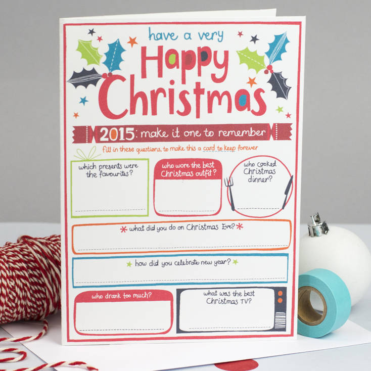 baby's first christmas card by tandem green | notonthehighstreet.com