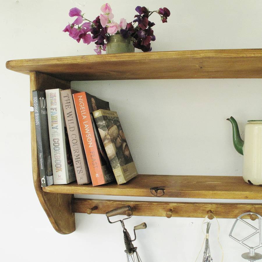 farmhouse kitchen cook book shelf by seagirl and magpie