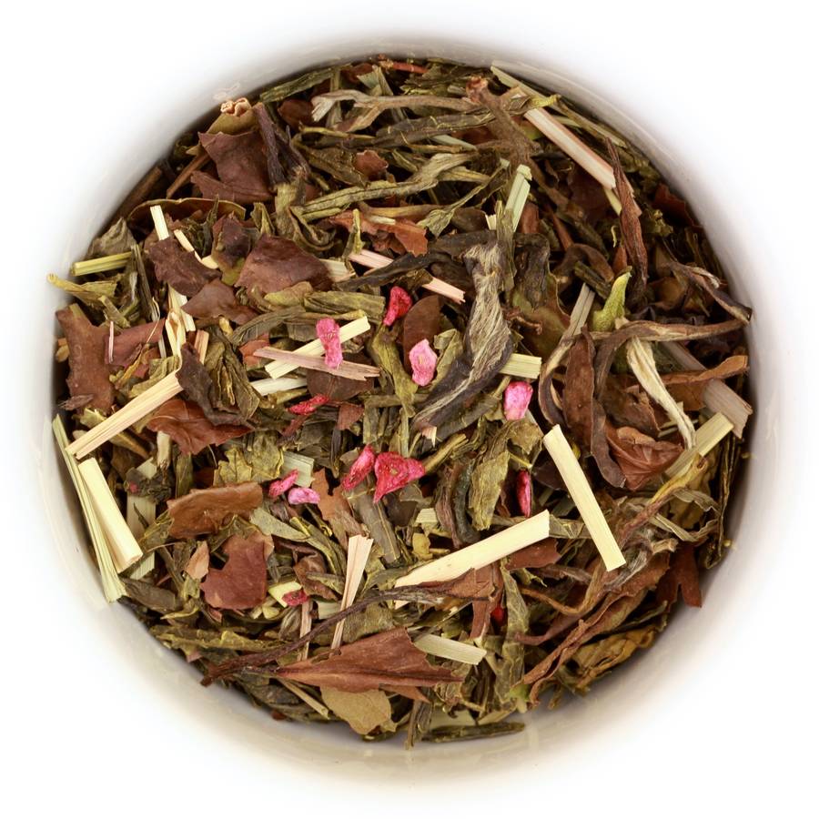 white pomegranate loose leaf tea by easy teasy