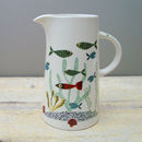 Fish Tall Jug By Hannah Turner | Notonthehighstreet.com