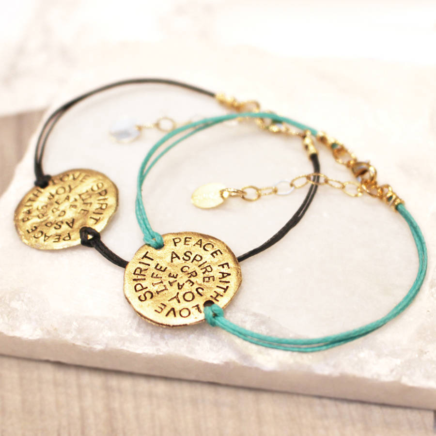 affirmation bracelet by jamie london