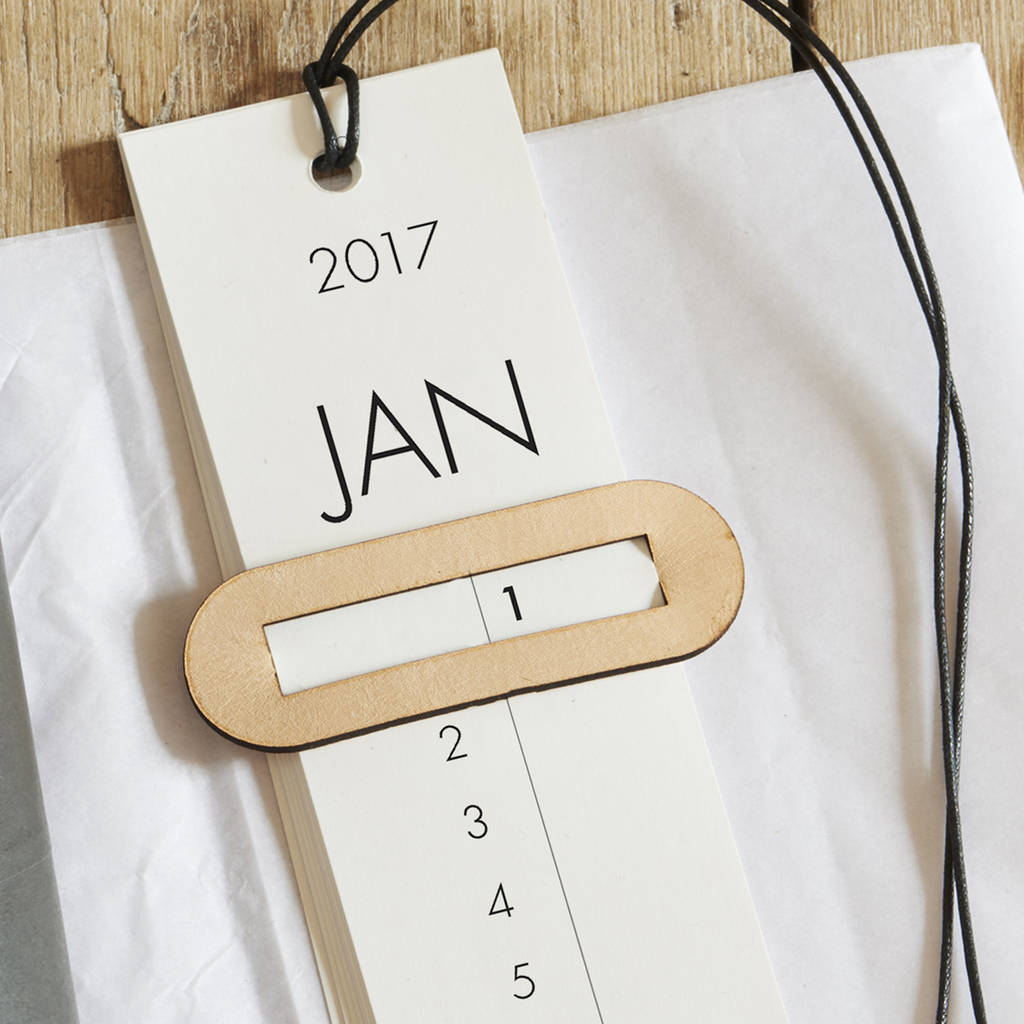 a year long calendar by one must dash