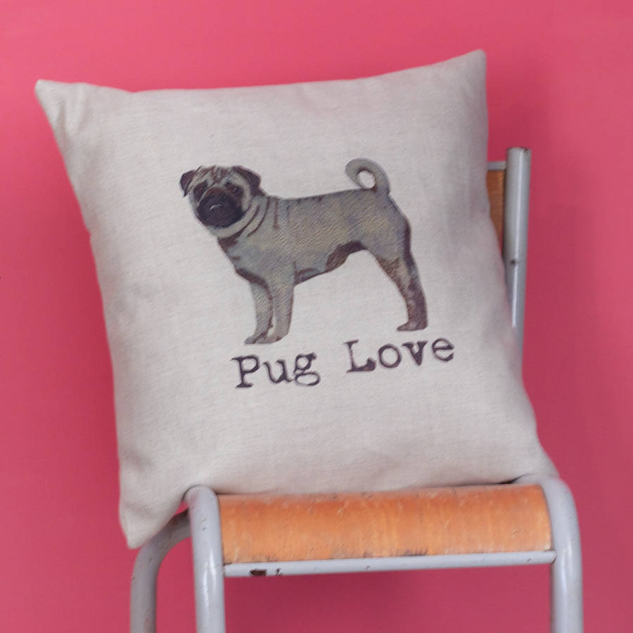 pug cushion