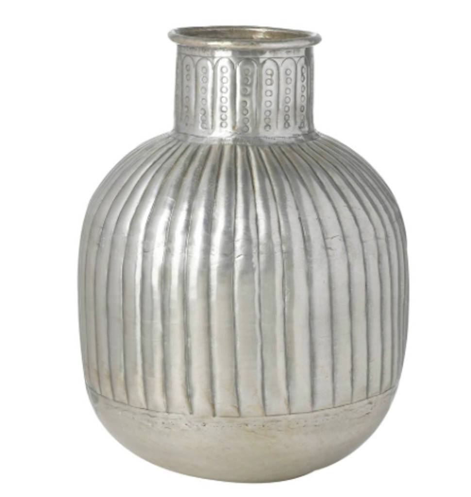 aluminium vase by lime tree london