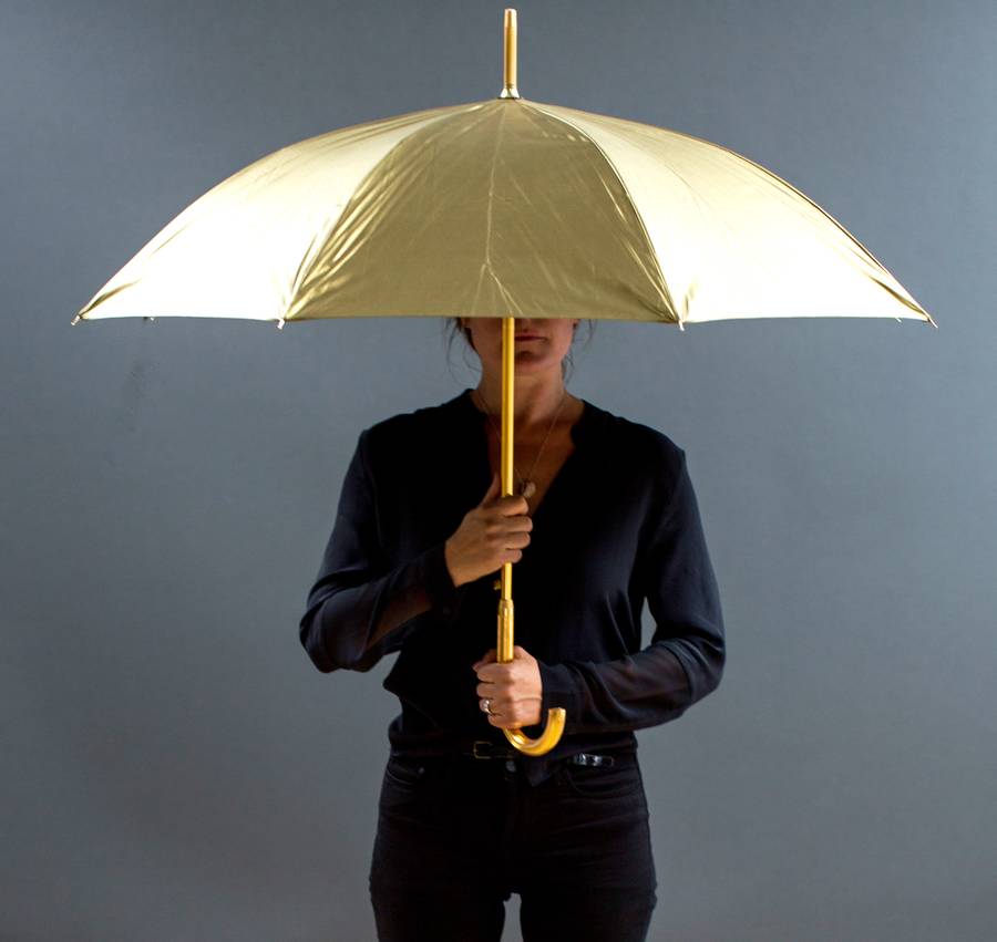 gold splash umbrella by the forest & co