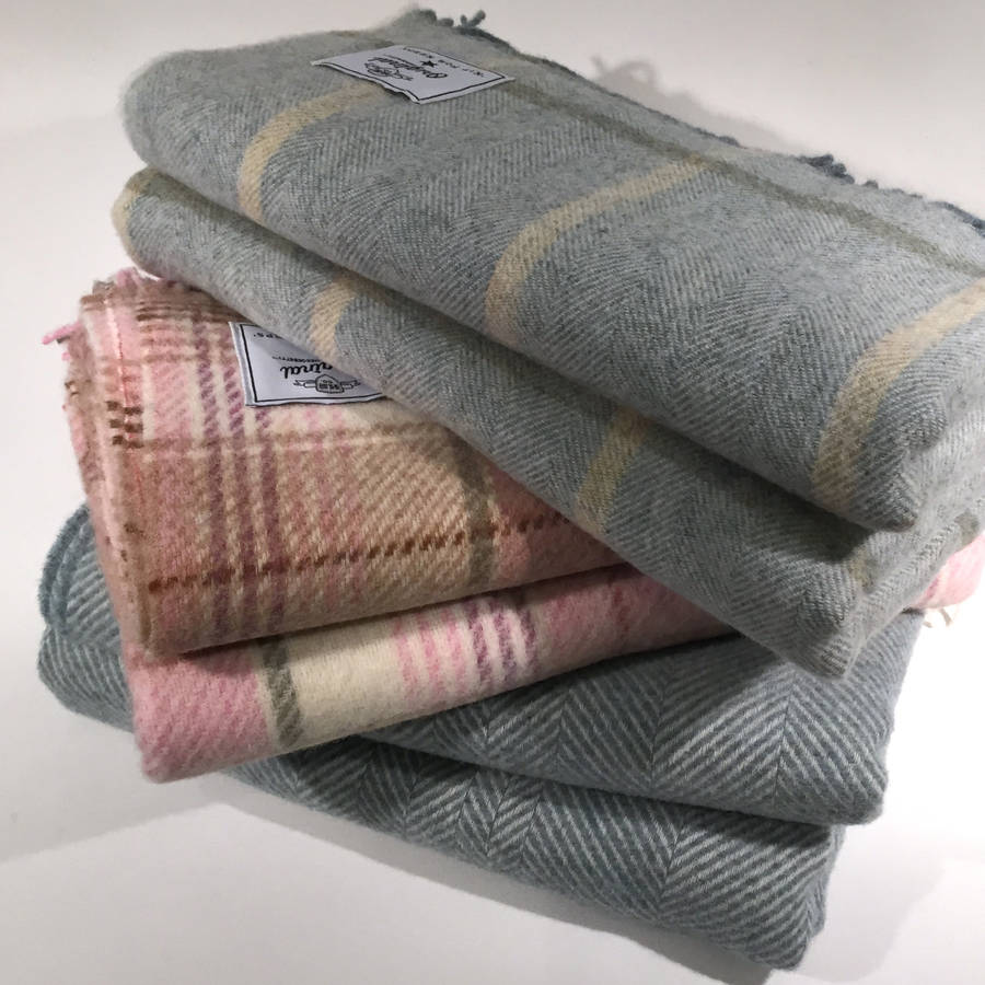 shetland wool throw by hedgebetty