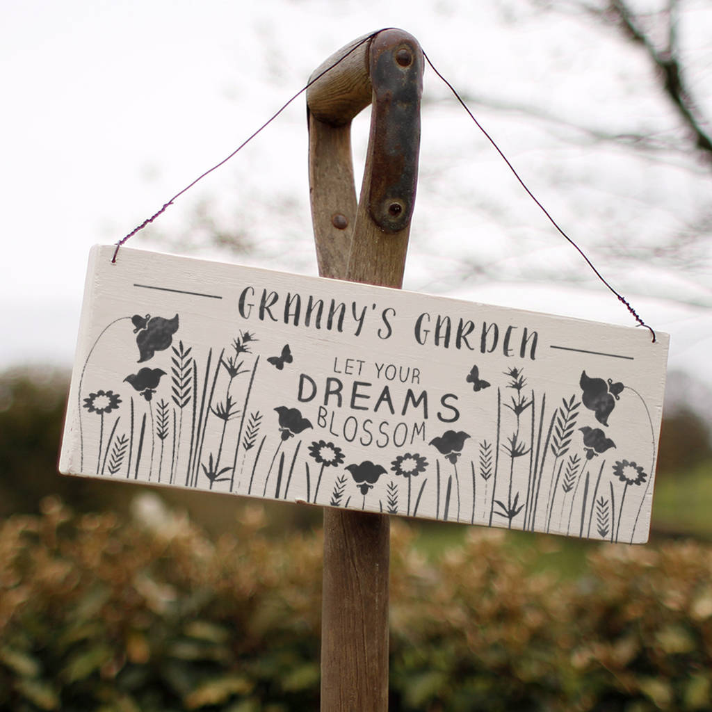 personalised garden sign by jonny's sister