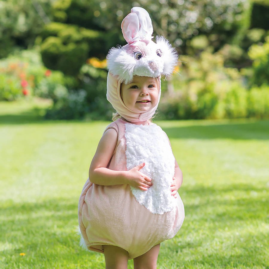 pink baby easter bunny outfit by little ella james